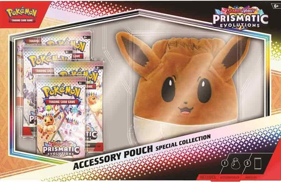 Pokémon TCG Prismatic Evolutions APC Accessory Pouch Special Collection – Sealed – EN