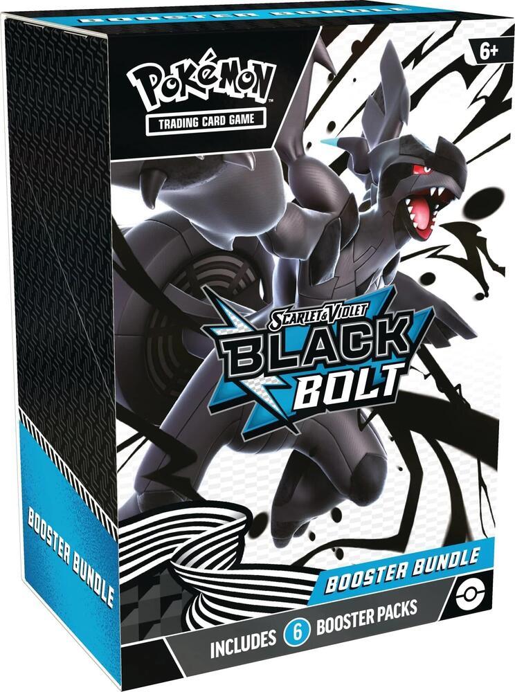 Pokémon TCG SV10.5 Black Bolt Booster Bundle – Sealed – EN