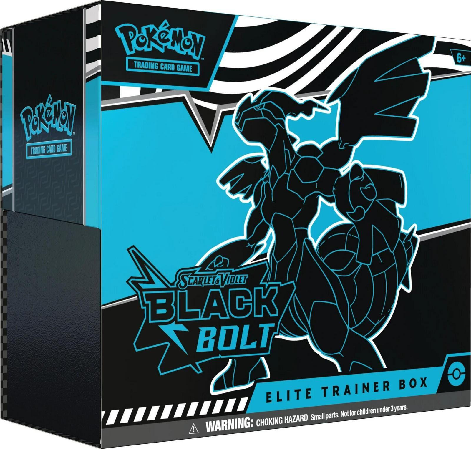 Pokémon TCG SV10.5 Black Bolt ETB Elite Trainer Box – Sealed – EN