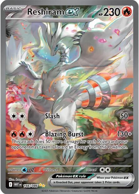 Reshiram Illustration Rare #166 – SV10.5 White Flare – EN