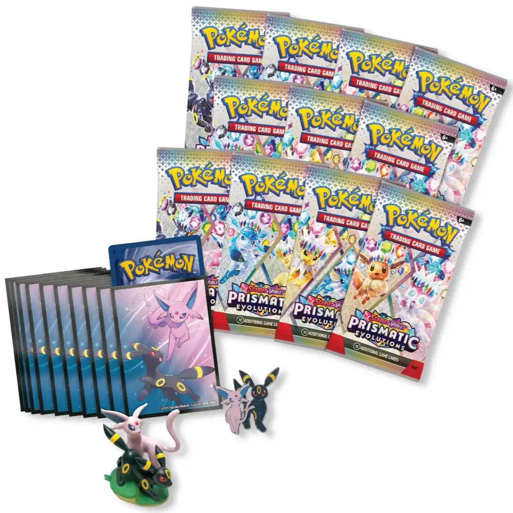 Pokémon TCG Prismatic Evolutions PFC Premium Figure Collection – Sealed – EN